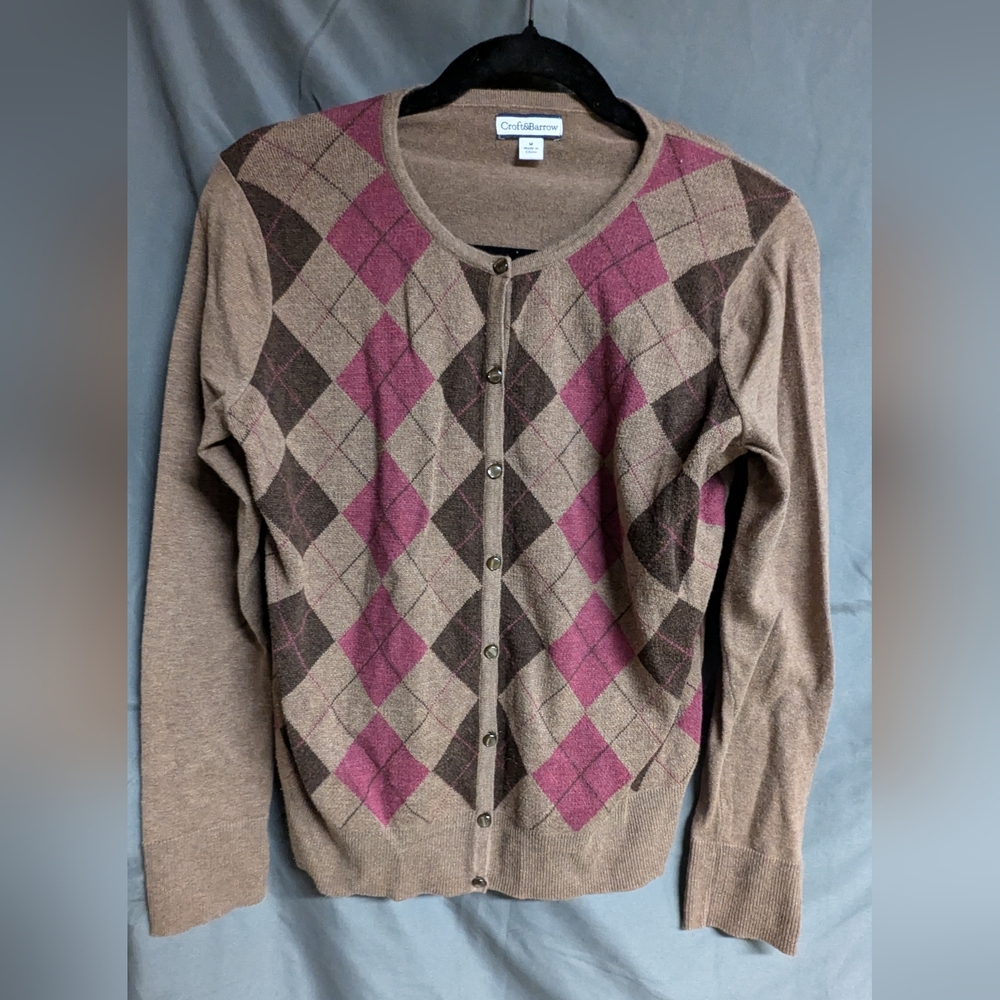 Grandpa Core Button Up Sweater